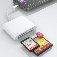 3 in 1 SD Card Reader for iPhone iPad