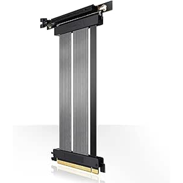 EZDIY-FAB [30 cm PCIE 4.0 16x īpaši liela ātruma stāvvada kabelis PCI Express porta GPU paplašināšanas kartes taisnleņķa savienotājs