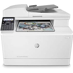 HP Color LaserJet Pro M183fw daudzfunkciju krāsu lāzerprinteris (printeris, skeneris, kopētājs, fakss, Wi-Fi, LAN, AirPrint), 16 lpp./min, balts