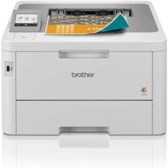 Brother HL-L8240CDW Professional and Compact Colour LED Printer with WLAN/LAN (30 Pages/Min) White/Grey