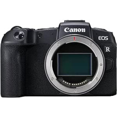 Canon EOS RP pilnrāmja sistēmas kameras korpuss (bez spoguļa, 26,2 MP, 7,5 cm (3 collas) Clear View LCD II displejs, Digic 8, 4K video, WiFi, Bluetooth), melns