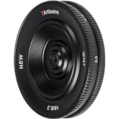 7artisans 18mm F6.3 Mark ⅡAPS-C Lens Ultra-Thin Prime Canon EOS-M1 EOS-M2 EOS-M3 M5 M6 M10 M100 M50 kompaktajām bezspoguļa kamerām