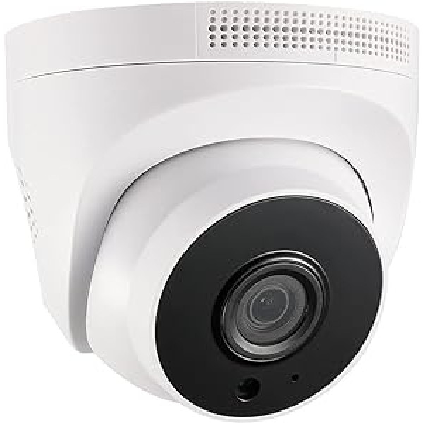 Revotech HD 3MP iekštelpu POE IP kamera ar audio, kupolveida novērošanas kamera 3 masīvu LED IR nakts redzamības P2P attālā skata videonovērošanas kamera H.265/H.264 (I3006-P-Audio)