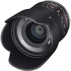 Rokinon RK21M-E 21mm F1.4 ED AS UMC liela ātruma platleņķa objektīvs Sony (melns)