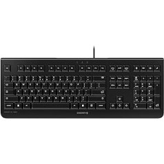 Cherry KC 1000 USB tastatūra plakana dizaina vadu 