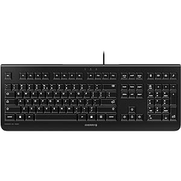 Cherry KC 1000 USB tastatūra plakana dizaina vadu 