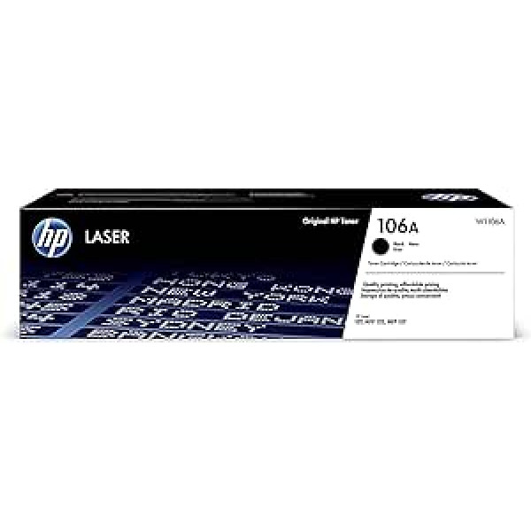 HP 106A (W1106A) oriģinālais toneris priekš HP LaserJet Pro Black