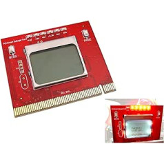 KALEA-INFORMATIQUE Tester für Motherboards mit LCD-Bildschirm. Desktop-PC-Schnittstelle auf PCI-Anschluss.