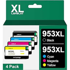 LOFBLAT 953XL daudzpaku tintes kasetņu nomaiņa HP Officejet Pro 8715 8710 HP Officejet Pro7720 7740 8730 8720 8725 8210 printeriem