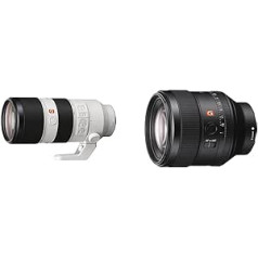 Sony FE 70-200 mm f/2.8gm OSS | Pilns kadrs, Super Tele, fiksēts fokusa attālums (SEL70200GM) un FE 85 mm f/1.4 GM | Pilns kadrs, portreta objektīvs, Premium klase (SEL85F14GM)