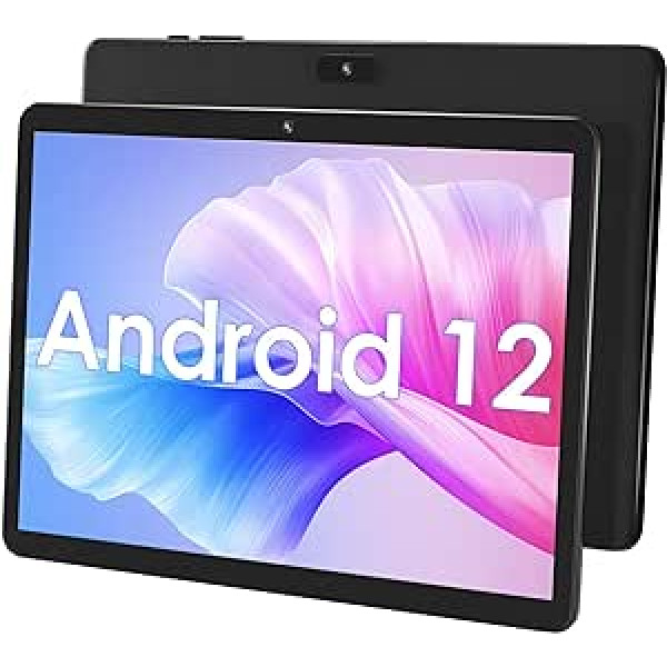 SGIN 10,1 collas planšetdators Android 12, 2 GB RAM, 64 GB ROM, 1200 x 800 FHD IPS, astoņkodolu līdz 1,6 GHz, 2 MP + 5 MP telekamera, akumulators 5000 mAh, 2,4 G/5G WiFi