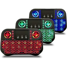 FANTEC WK-300 Mini klaviatūra Belaidė RGB