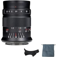 7artisans 60mm F2.8 Mark II makro rokasgrāmata APS-C bezspoguļa kameras objektīvs Canon EOS-M kompaktajām bezspoguļa kamerām