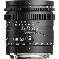 TTTartisan TF5014BZ 50 mm f1.4 noliektais objektīvs pilna formāta manuāli portreta objektīvi ar lielu apertūras atvērumu saderīgi ar Nikon Z stiprinājumu