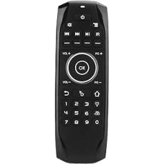 ASHATA Air Mouse, Air Remote Mouse Bluetooth 5.0 Fona apgaismojums Android TV Box Control G7BTS Datora piederumi, Bezvadu klaviatūras Fly Mouse Android TV pierīcēm, Viedtelevizori, Portatīvie datori