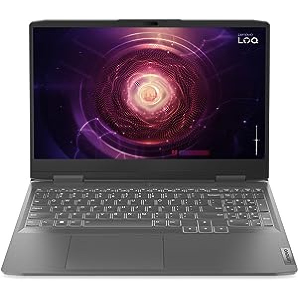 Lenovo LOQ žaidimų nešiojamasis kompiuteris | 16 colių WUXGA ekranas | 144 Hz | AMD Ryzen 5 7640HS | 16 GB RAM | 512 GB SSD | NVIDIA GeForce RTX 4060 | Win11 Pradžia | QWERTZ | Pilka | 3 mėnesių aukščiausios kokybės priežiūra