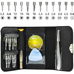 ACENIX® Hardened Screwdriver Set 16pcs Precision Screwdriver Mini Magnetised Pair, Slotted, Phillips, Mobile Phone for Electronic Instrument of PC Laptop