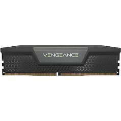 Corsair VENGEANCE DDR5 RAM 192GB (4x48GB) 5200MHz CL38 Intel XMP iCUE saderīga datora atmiņa — melna (CMK192GX5M4B5200C38)