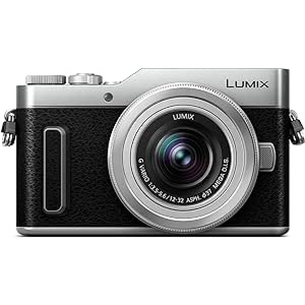 Panasonic Lumix DC-GX880KEGS sistēmas kamera (16 megapikseļi, 4K video ierakstīšana, kompakta, WiFi, ar Lumix G VARIO 12–32 mm tālummaiņas objektīvu)