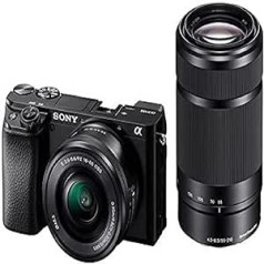 Sony Alpha 6100 E-Mount sistēmas kamera (24 megapikseļi, 4K video, 180° skārienjūtīgs displejs