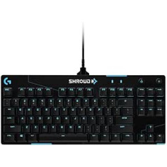 Logitech G Clavier Pro X — Edition Shroud, Black Shroud Edition, 920-009849