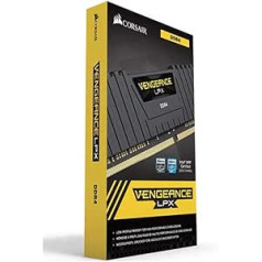 Corsair Vengeance LPX 16GB (2x8GB) DDR4 2666MHz C16 XMP 2.0 High Performance Desktop Arbeitsspeicher Kit (für AMD Ryzen) schwarz