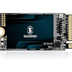 SHARKSPEED SSD 1TB M.2 2242 NVMe 42mm PCIe Gen 3.0x4，Festplatte Interne Solid State Drive für Laptop Desktop Ultrabook