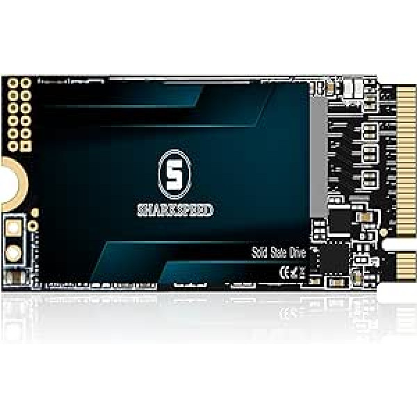 SHARKSPEED SSD 1TB M.2 2242 NVMe 42mm PCIe Gen 3.0x4, Festplatte iekšējais cietvielu disks klēpjdatoram galddatoram Ultrabook