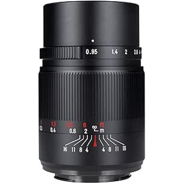 7artisans 25mm F0.95 platleņķa apertūras manuālā fokusa fiksētais objektīvs APS-C Canon EOS-M bezspoguļa kamerām EOS-M/EOS-M2/EOS-M3/EOS-M100/EOS-M5/EOS-M6/EOS-M50/ EOS-M10/EOS-M200