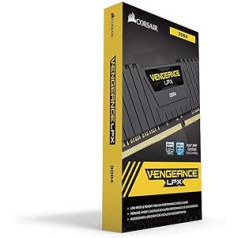 Corsair Vengeance LPX 8GB (1 x 8GB) DDR4 3200 (PC4-25600) C16 Arbeitsspeicher, AMD Ryzen optimiert - schwarz