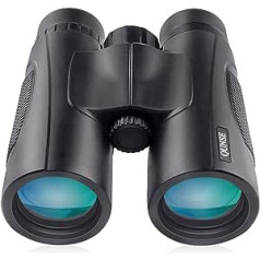 QUNSE 10x42 Fernglas Klein Feldstecher Ferngläser Testsieger Kompakt Teleskop Wasserdicht für Kinder Erwachsene-Reisen, Vogelbeobachtung, Jagd, Astronomie, Sport Und Tierwelt (10x42)