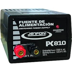 Jetfon PC810 komutācijas barošanas avots un stabilizators 10 amp. Maks.