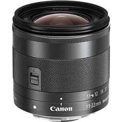 Canon EF-M 11-22mm F4-5.6 ir STM (55 mm Filtergewinde, Superweitwinkel-Zoomobjektiv) schwarz