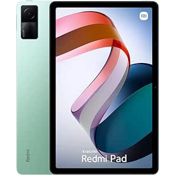 Xiaomi Redmi MediaTek G99 planšetdatora paliktnis 128 GB, 10,61 collu displejs 2K 90 Hz, 4 skaļruņi, 8000 mAh, Unibody metāla dizains, WiFi — piparmētru zaļš, planšetdatora paliktnis 4 128 mint zaļš