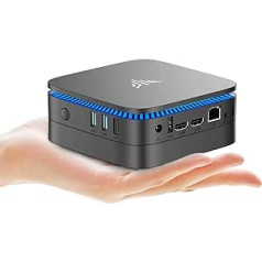 NiPoGi AK1PLUS Mini PC Intel Alder Lake N97 (līdz 3.6GHz, 4C/4T) 16GB DDR4/1024GB M.2 NVMe SSD, Mini Computer WiFi 6/BT5.2, RJ45 LAN, Micro PC 4K@60HZ UHD Dual Display ar VESA biznesam