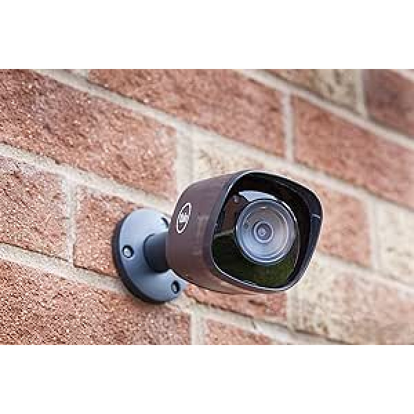 YALE SV-ABFX-B Pievienot Smart Home kabelgebundene Bullet-Kamera für den Außenbereich, 20m Nachtsicht, Full HD1080p, Schwarz