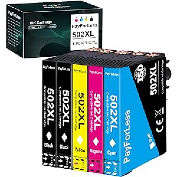 PayForLess Epson 502XL, Epson 502XL Multipack, Printeru kasetnes Epson WF 2860, Epson WF 2860 Printeru kasetnes, Printeru kasetnes Epson XP 5100, Epson XP 5100 Kasetnes priekš WF-2860