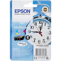 „Epson Genuine Alarm Clock 27“ rašalo kasetės – WF-3620DWF WF-3640DTWF WF-7110DTW WF-7620DTWF WF-7610DWF WF-7720DTWF WF-7715DW1-WF2107D7F