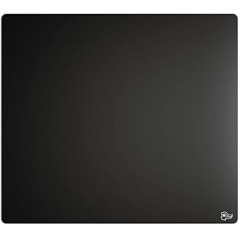 Glorious Gaming Elements AIR Gaming Mousepad — Ultra-schnelles hartes Pad, nahezu reibungslose Oberfläche für Pure Geschwindigkeit, ultradünn (0,5mm), Klebefläche, AIR (430 x 380 x 0,5mm) — Schwarz