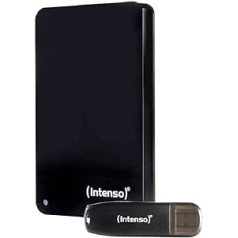 Intenso ārējais cietais disks 2,5 atmiņas disks 6023680 1 TB USB 3.0 1 gabals, melns