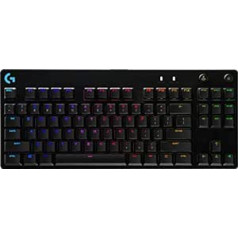 Logitech G Pro X taustes spēļu tastatūra, GX-brūna (DEU izkārtojums — QWERTZ)