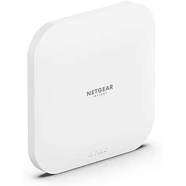 NETGEAR WAX620 WLAN piekļuves punkts PoE+ WiFi 6 (AX3600 Speed Dual-Band, WPA3, 802.11ax Mesh Enabled, 2.5G LAN, lokālā vai Insight Remote Management, PoE+ barošana — barošanas avots nav obligāts)