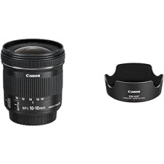 Canon īpaši platleņķa objektīvs ar tālummaiņu EF-S 10–18 mm F/4,5–5,6 IS STM melns/antracīts