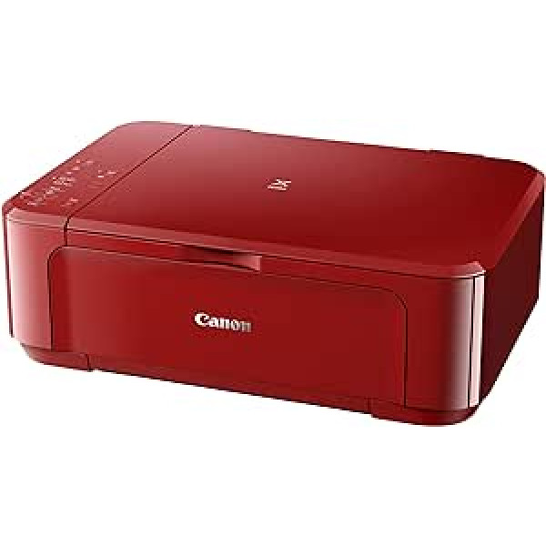 „Canon PIXMA MG3650S Farbtintenstrahldrucker“ („Drucken“, „Scannen“, „Kopieren“, WLAN, „Apple AirPrint“, „Duplexdruck“ automatizavimo) Rot