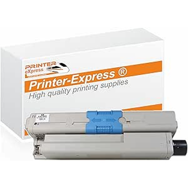 PRINTER eXpress Toner pakeičia Oki C310, C330, C331, C510, C510, C511, C530, C531, MC351, MC352, MC361, MC362, MC561, MC562, 4446983, juodus