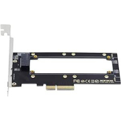 NFHK PCI-E4.0 4X pagrindinio kompiuterio adapteris prie NVMe liniuotės 1U GEN-Z EDSFF 5,9 mm 8,0 mm storio trumpo SSD E1.S nešiklio adapteris