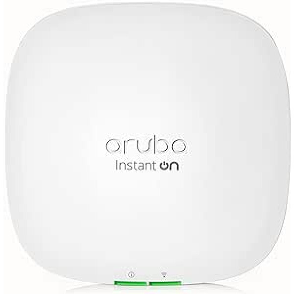 Aruba Instant On AP22 2x2 Wi-Fi 6 piekļuves punkts | RW pārējās pasaules modelis | Barošanas avots ar iekļautu ES kabeli (R6M50A)