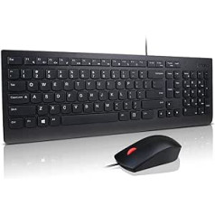 Lenovo 4X30L79921 Tastatur Usb Qwerty Uk Englisch Schwarz — Tastaturen (standarta, Verkabelt, Usb, Qwerty, Schwarz, Maus Enthalten)