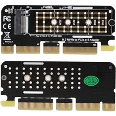 Stāvkarte, PCENVME-N05 M.2 NGFF uz PCIE stāvvada karte, M.2 NGFF uz PCI-E X16 adapteris M.2 cietajam diskam ar standarta PCI-E Express vai NVME