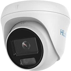 HiLook by Hikviison IPC-T229H 2MP ColorVu Lite fiksētā tornīta tīkla PoE IP kamera — balta (2,8 mm objektīvs)